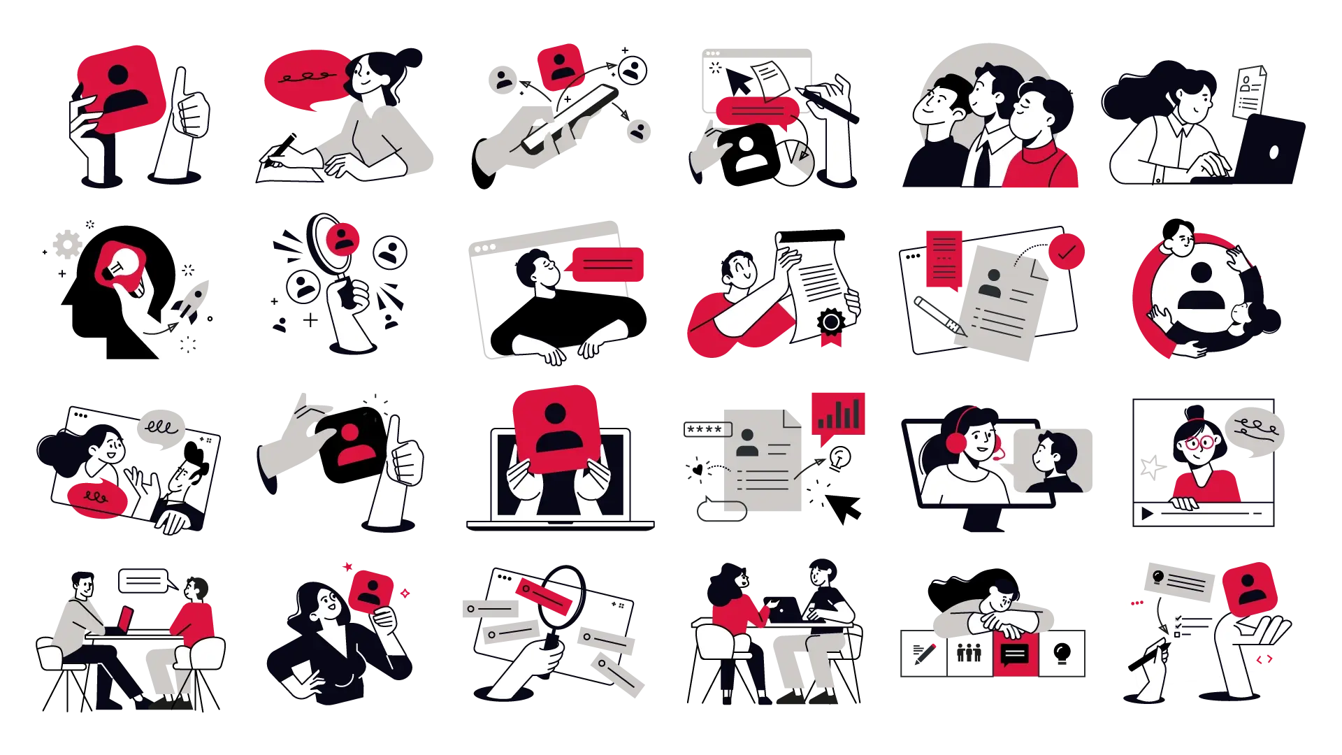 Brand Guideline Illustrationen
